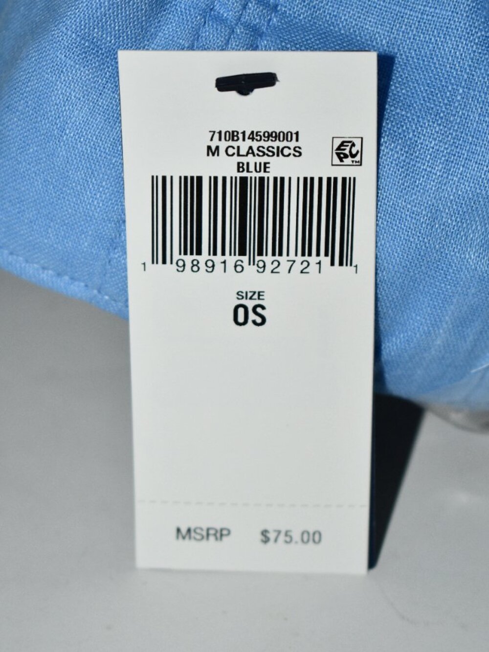 Polo Ralph Lauren Polo Bear Linen-Blend Ball Cap in Austin Blue #710B14599001 NW - Picture 3 of 4
